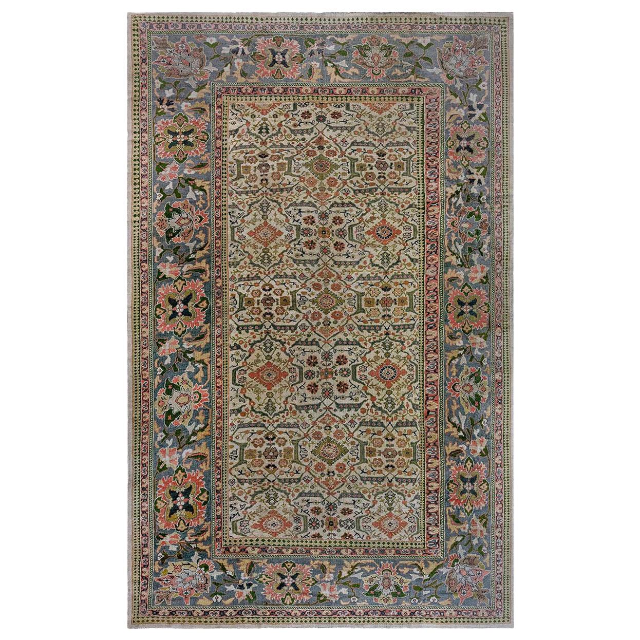 Antique Persian Sultanabad Rug Size Adjusted For Sale