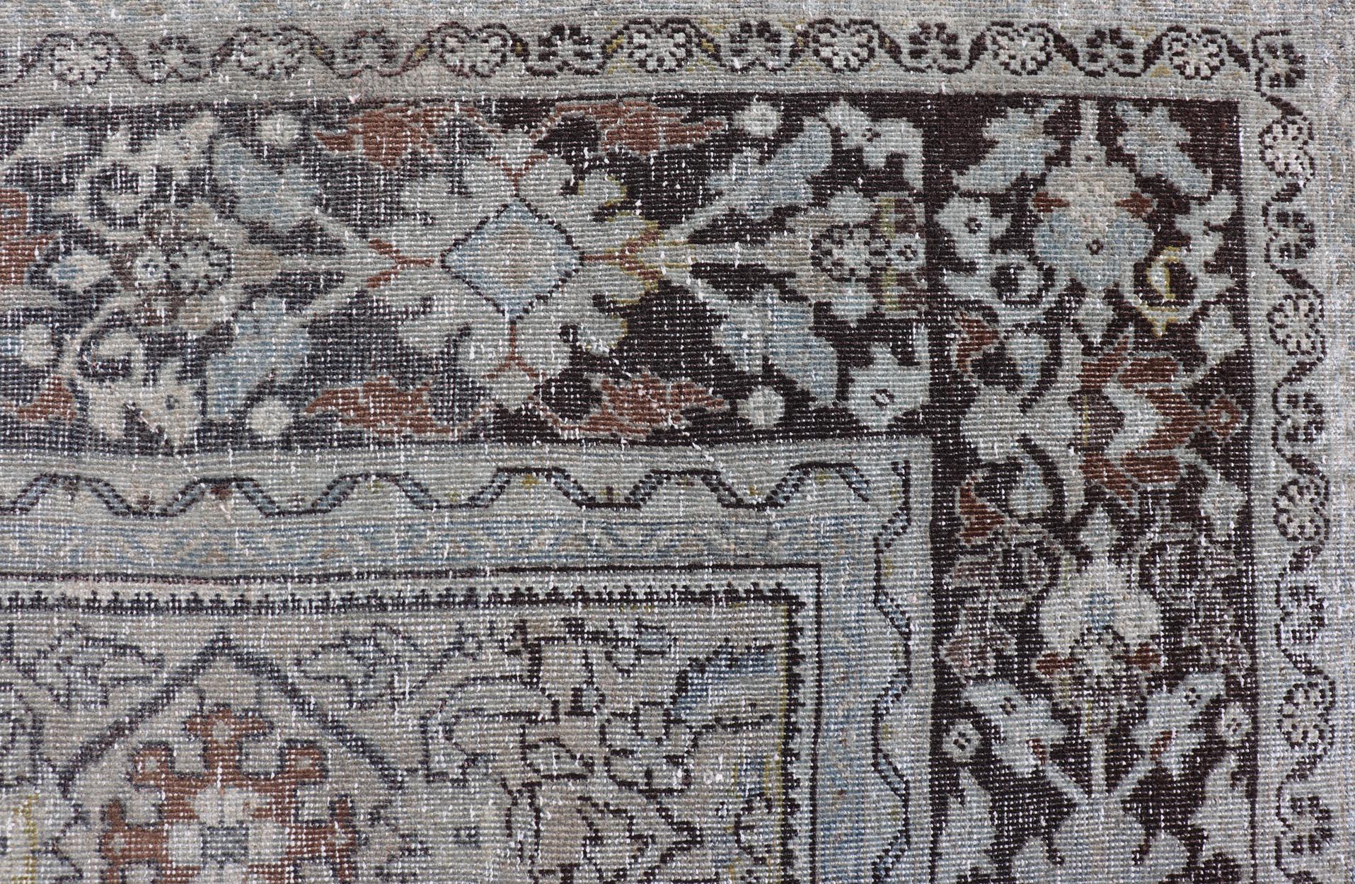 Antiker persischer Sultanabad-Teppich mit Classic Allover-Muster 8'0 x 10'10 (Persisch) im Angebot