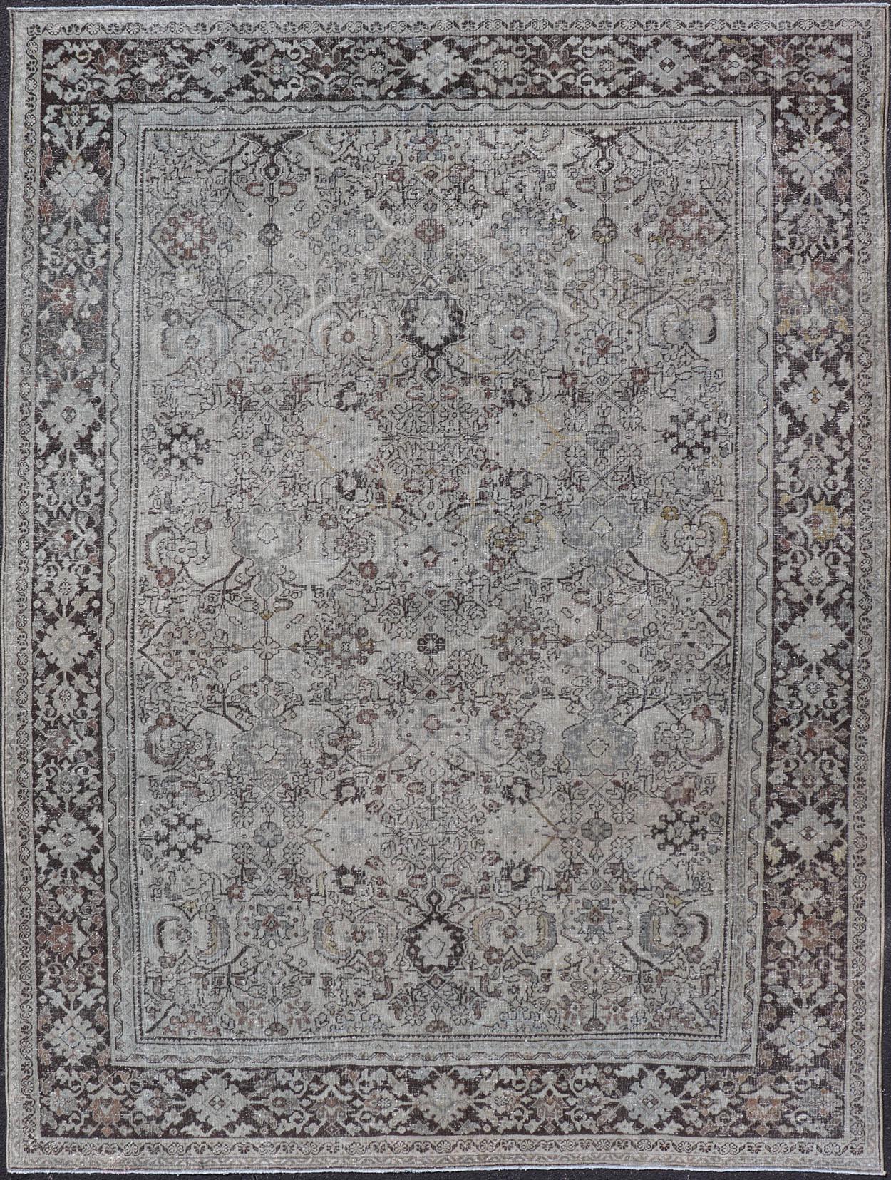 Alfombra Persa Antigua Sultanabad Rugs con Diseño Clásico 8'0 x 10'10