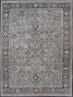 Alfombra Persa Antigua Sultanabad Rugs con Diseño Clásico 8'0 x 10'10