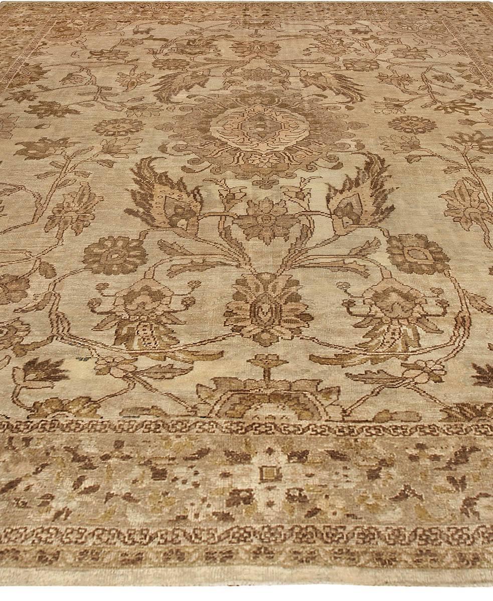 Hand-Woven Antique Persian Sultanabad Hand Knotted Wool Rug For Sale