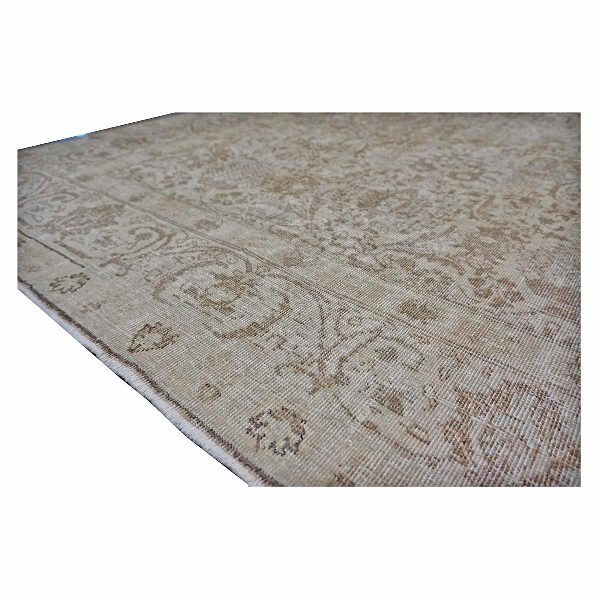 Antique Persian Sultanabad Wool 6 x 9 Grey, Ivory & Tan Handmade Area Rug im Angebot 3