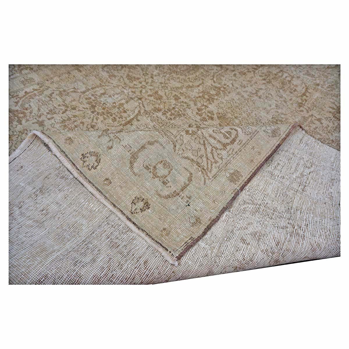 Antique Persian Sultanabad Wool 6 x 9 Grey, Ivory & Tan Handmade Area Rug im Angebot 4