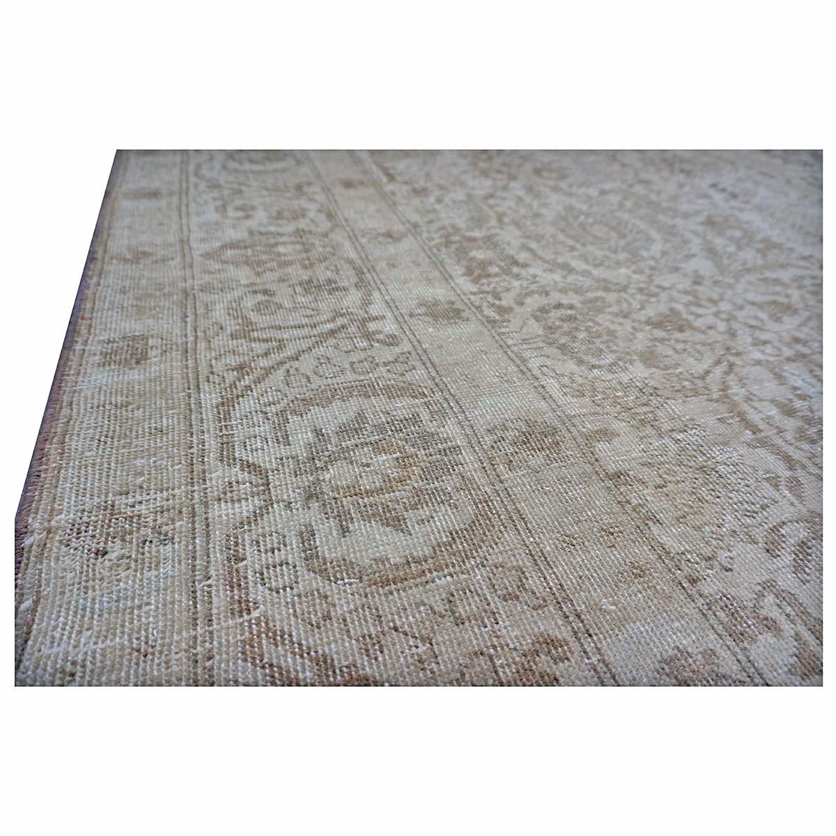 Antique Persian Sultanabad Wool 6 x 9 Grey, Ivory & Tan Handmade Area Rug im Angebot 1