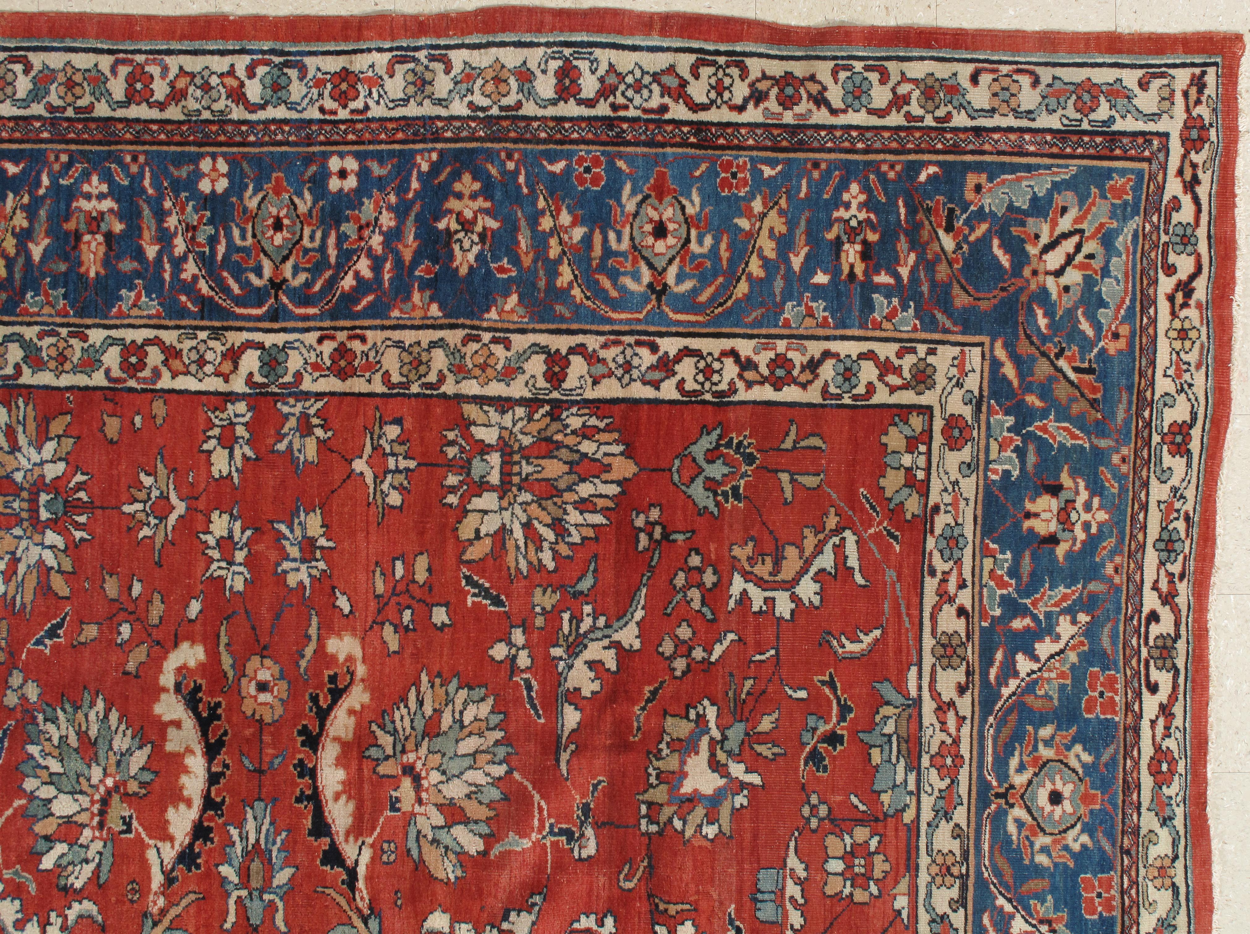 blue oriental rug
