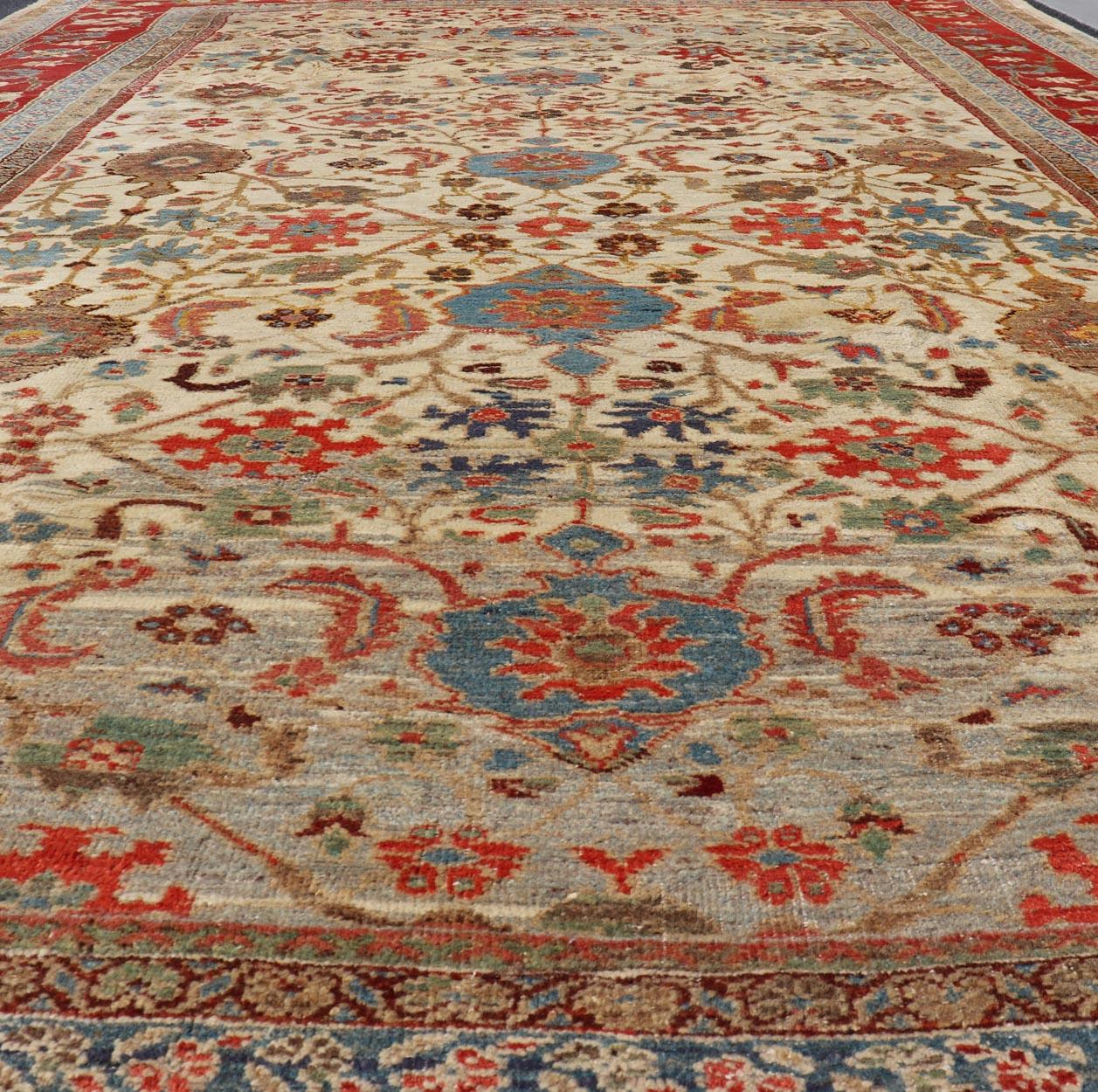 Remarkable Antique Persian Ziegler Sultanabad Carpet  For Sale 2