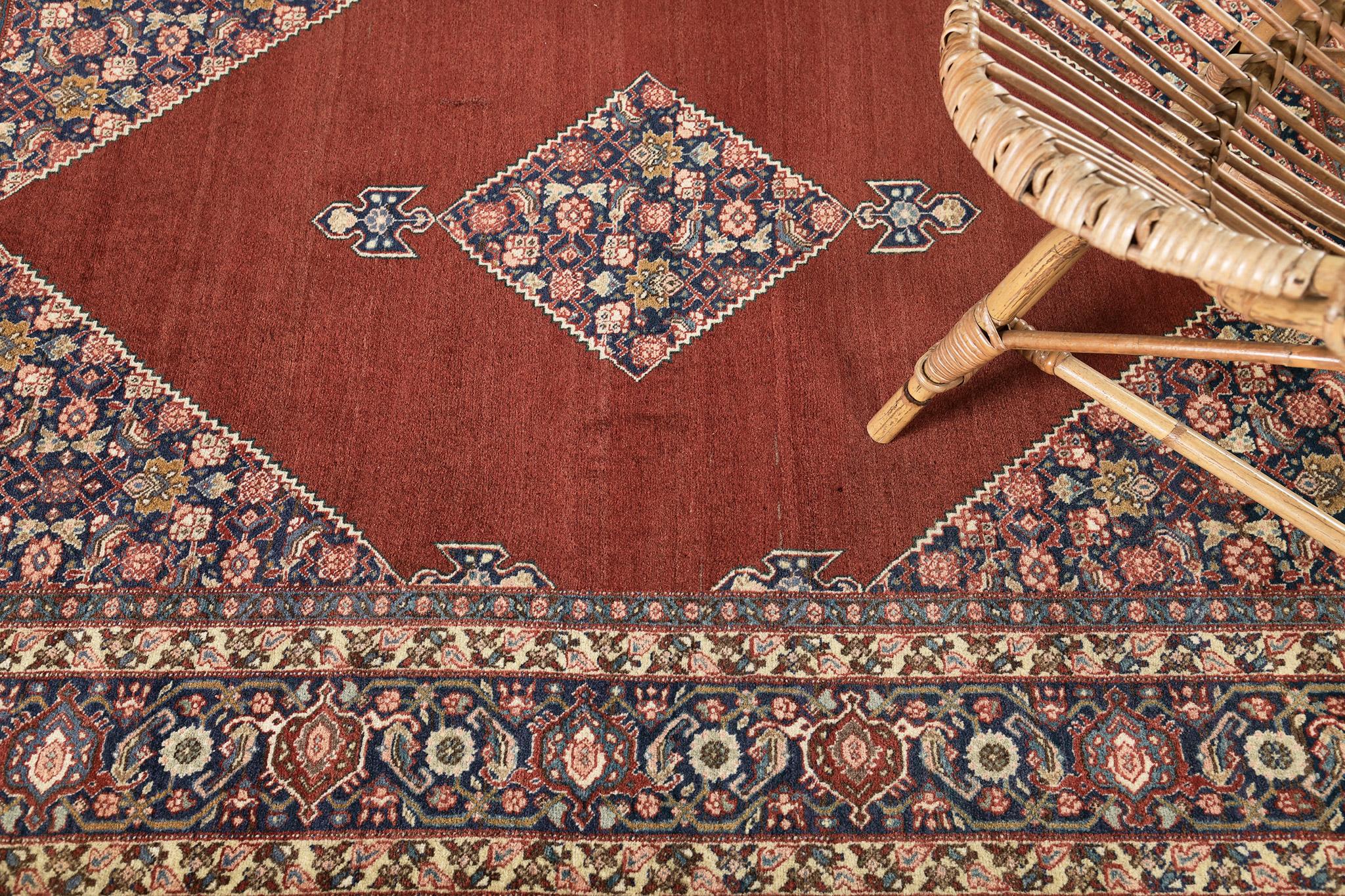 Wool Antique Persian Tabriz 31398 For Sale