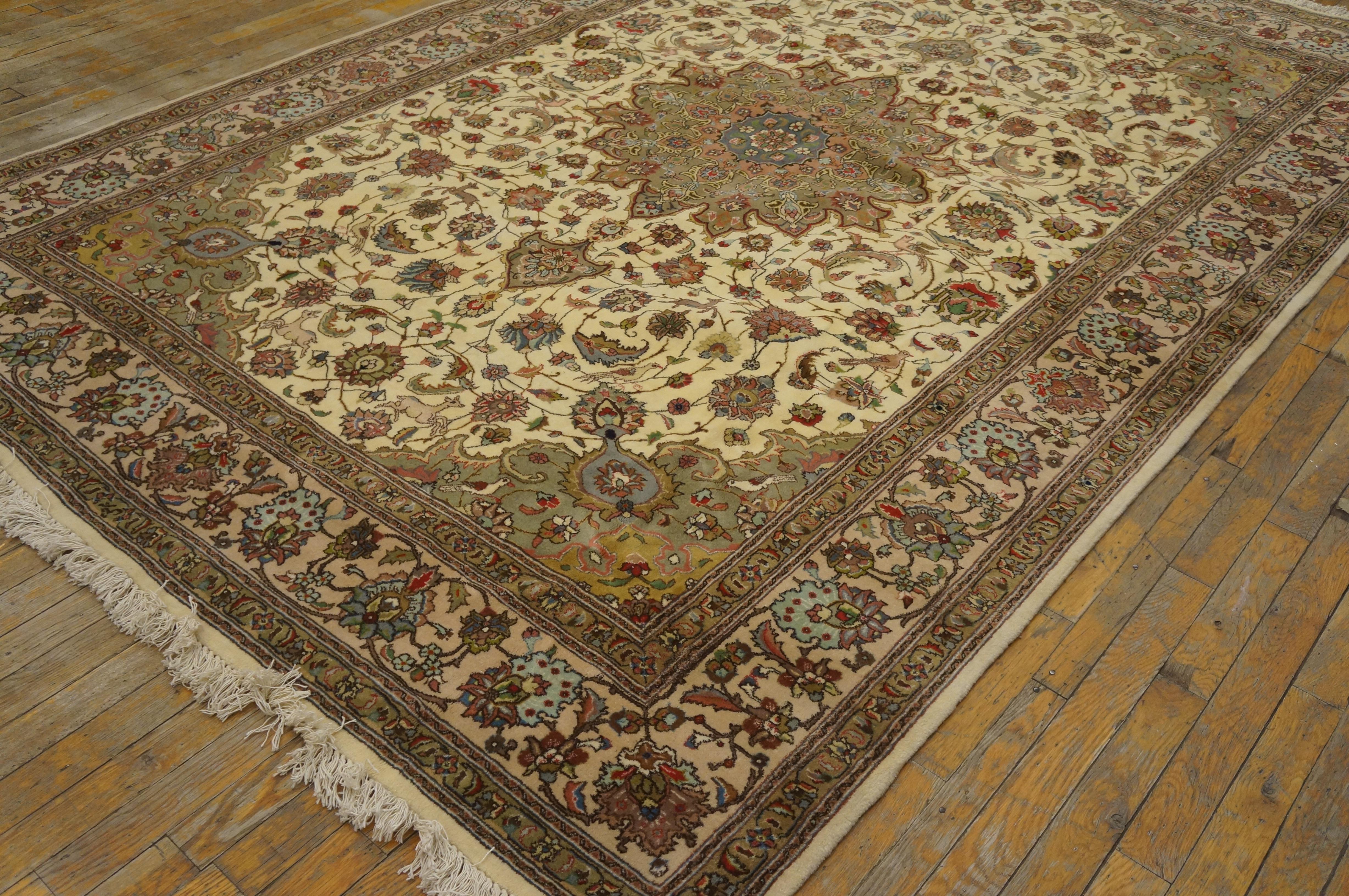 Antique Persian Tabriz In Good Condition For Sale In New York, NY