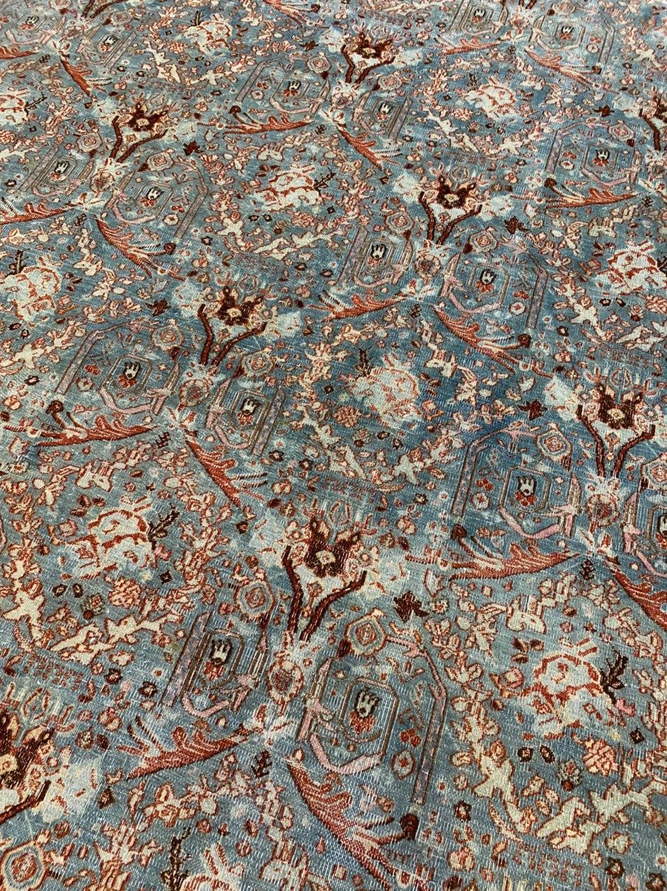 Tappeto Tabriz antico 8'0'' x 11'2'' in vendita 2