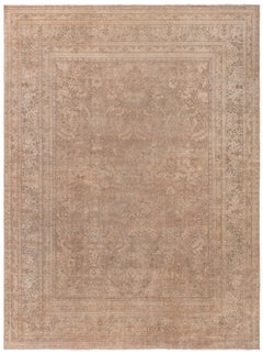Tapis persan ancien Tabriz Botanic fait à la main Doris Leslie Blau
