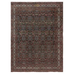 Tapis persan ancien Tabriz Botanic fait à la main Doris Leslie Blau