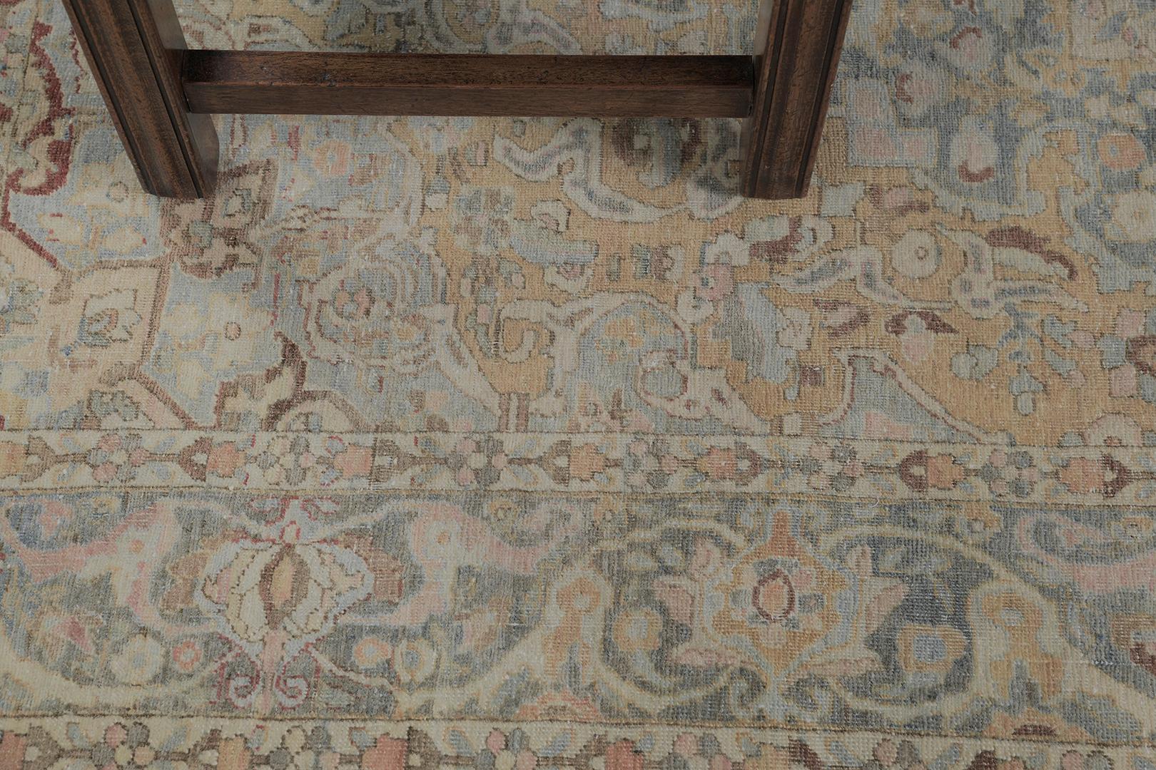 Tapis persan ancien Tabriz par Mehraban en vente 1