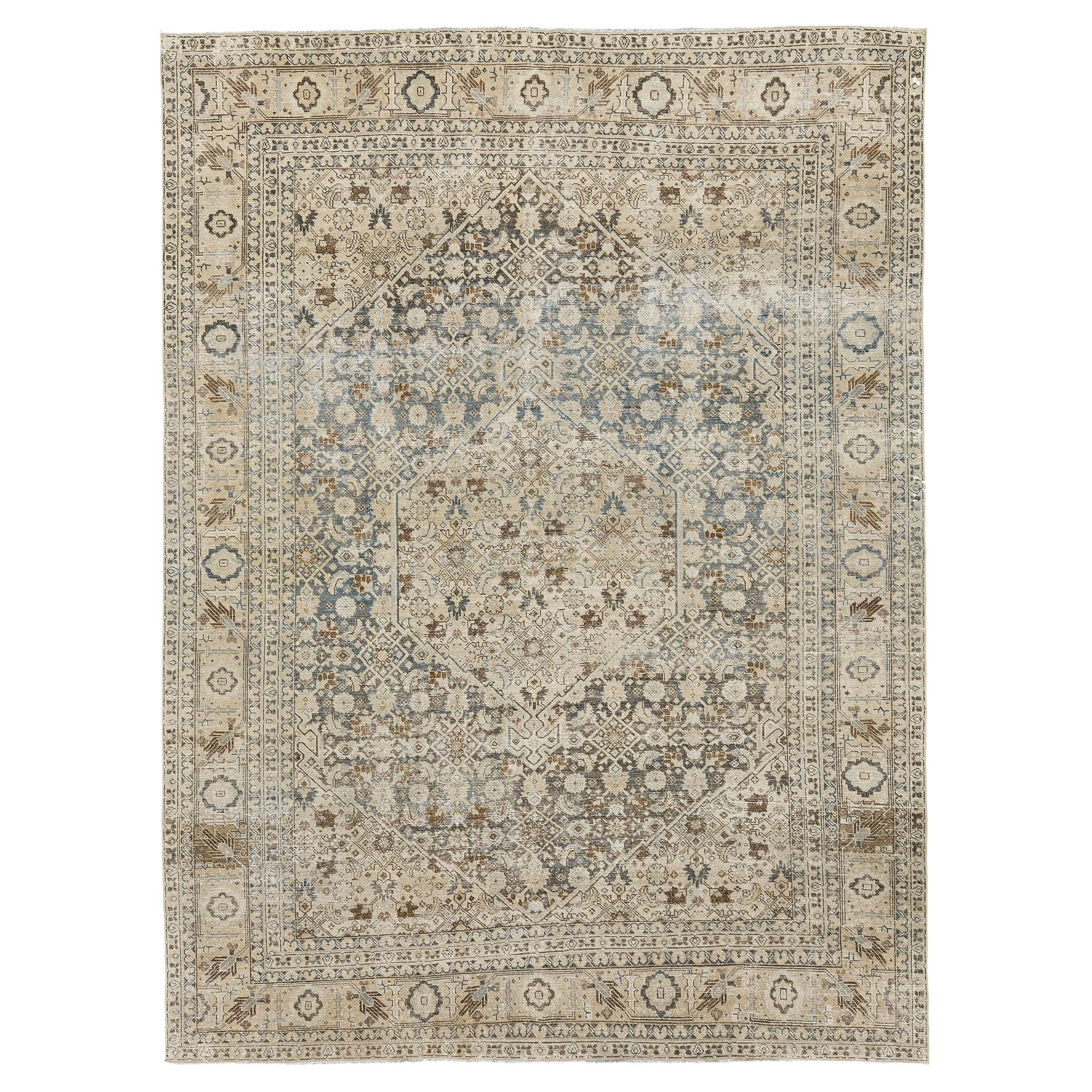 Antique Persian Tabriz by Mehraban Rugs For Sale