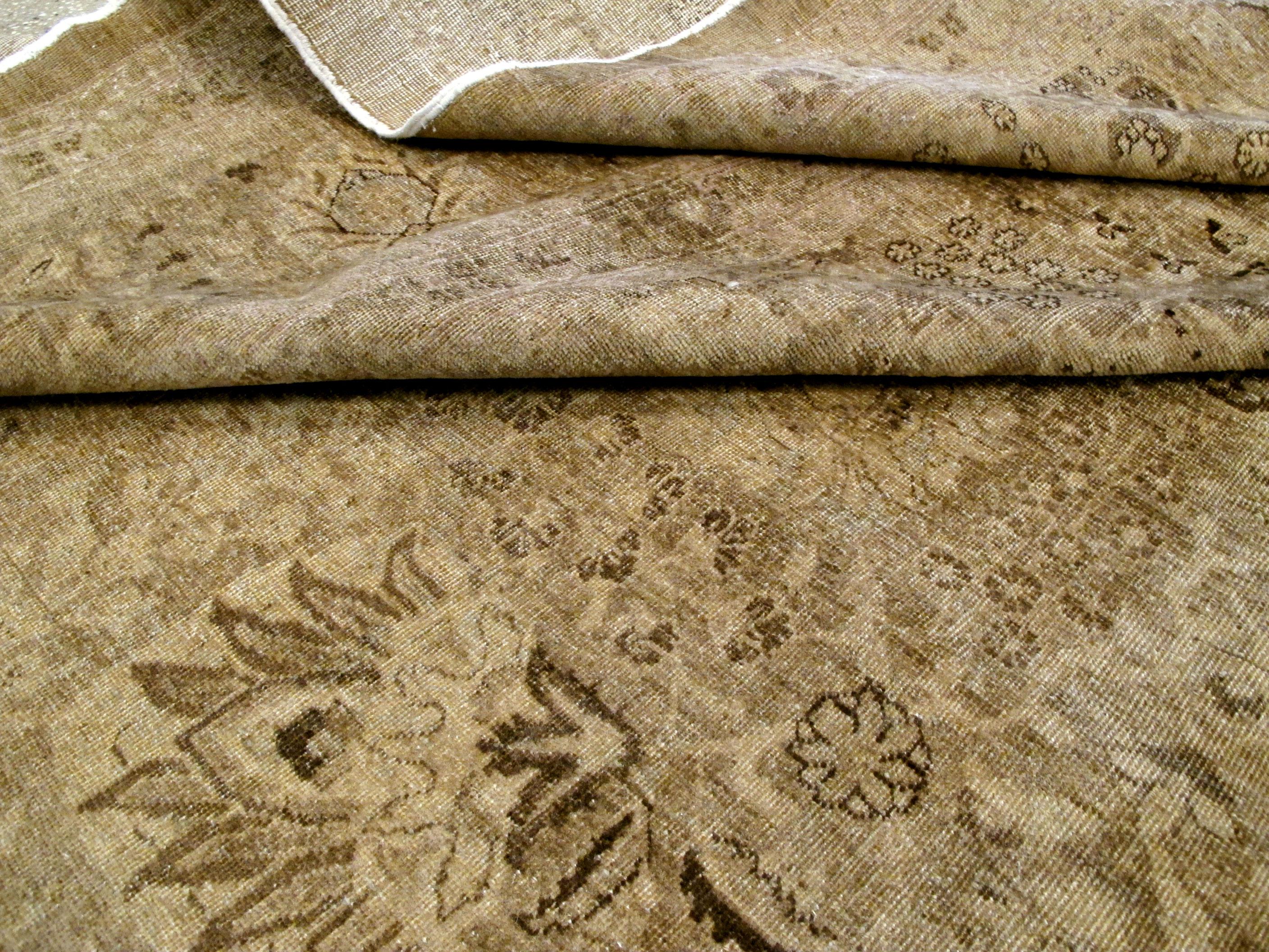 Antique Persian Tabriz Carpet For Sale 9
