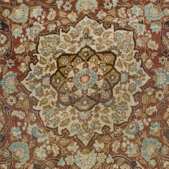 Antique Persian Tabriz Carpet