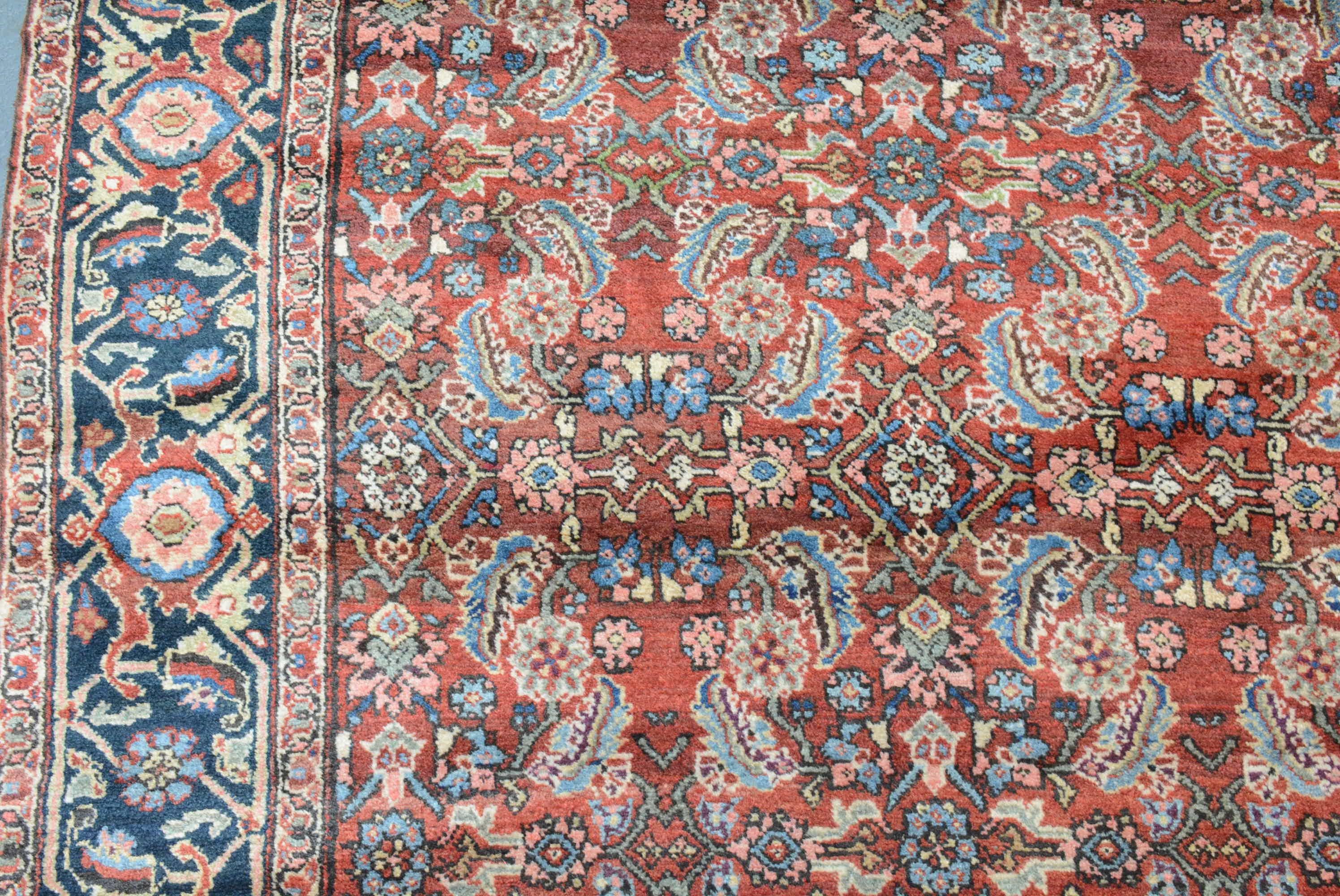 Woven Antique Persian Tabriz Carpet For Sale