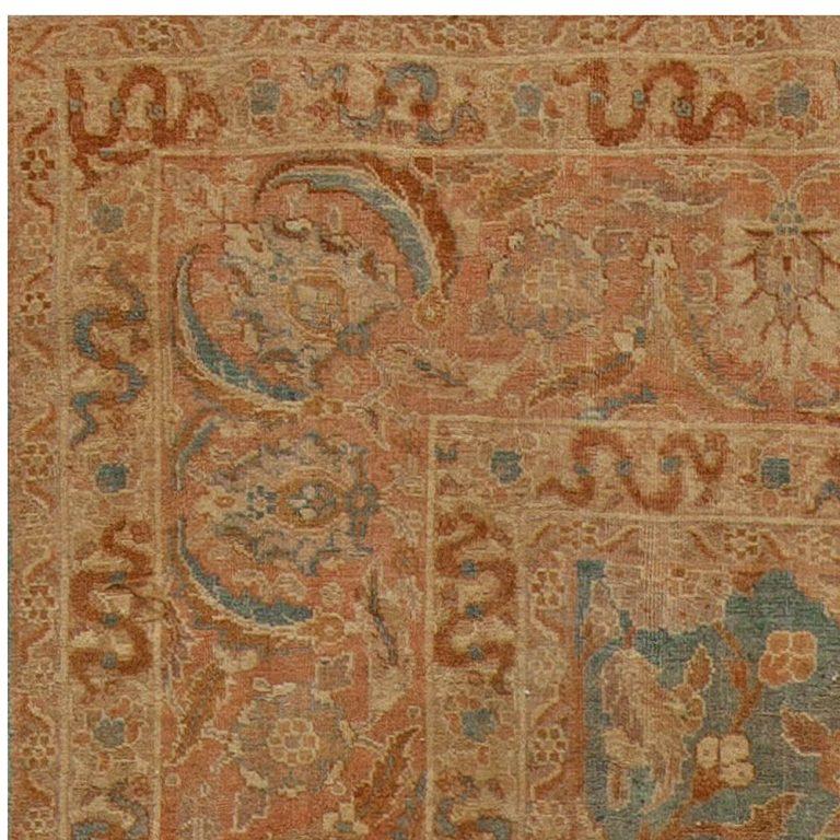 Antique Persian Tabriz Carpet In Good Condition In New York, NY