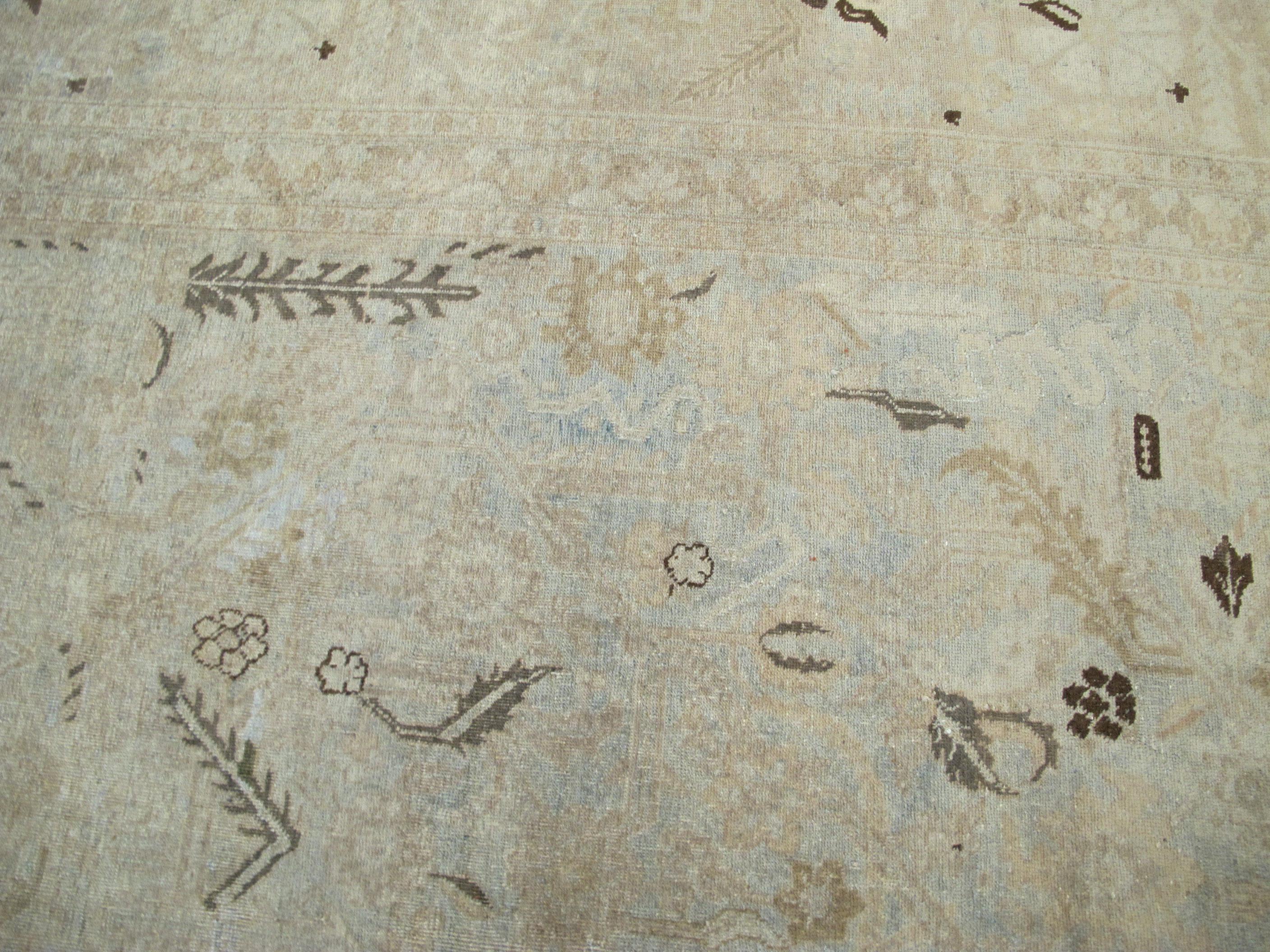 Antique Persian Tabriz Carpet (Wolle)