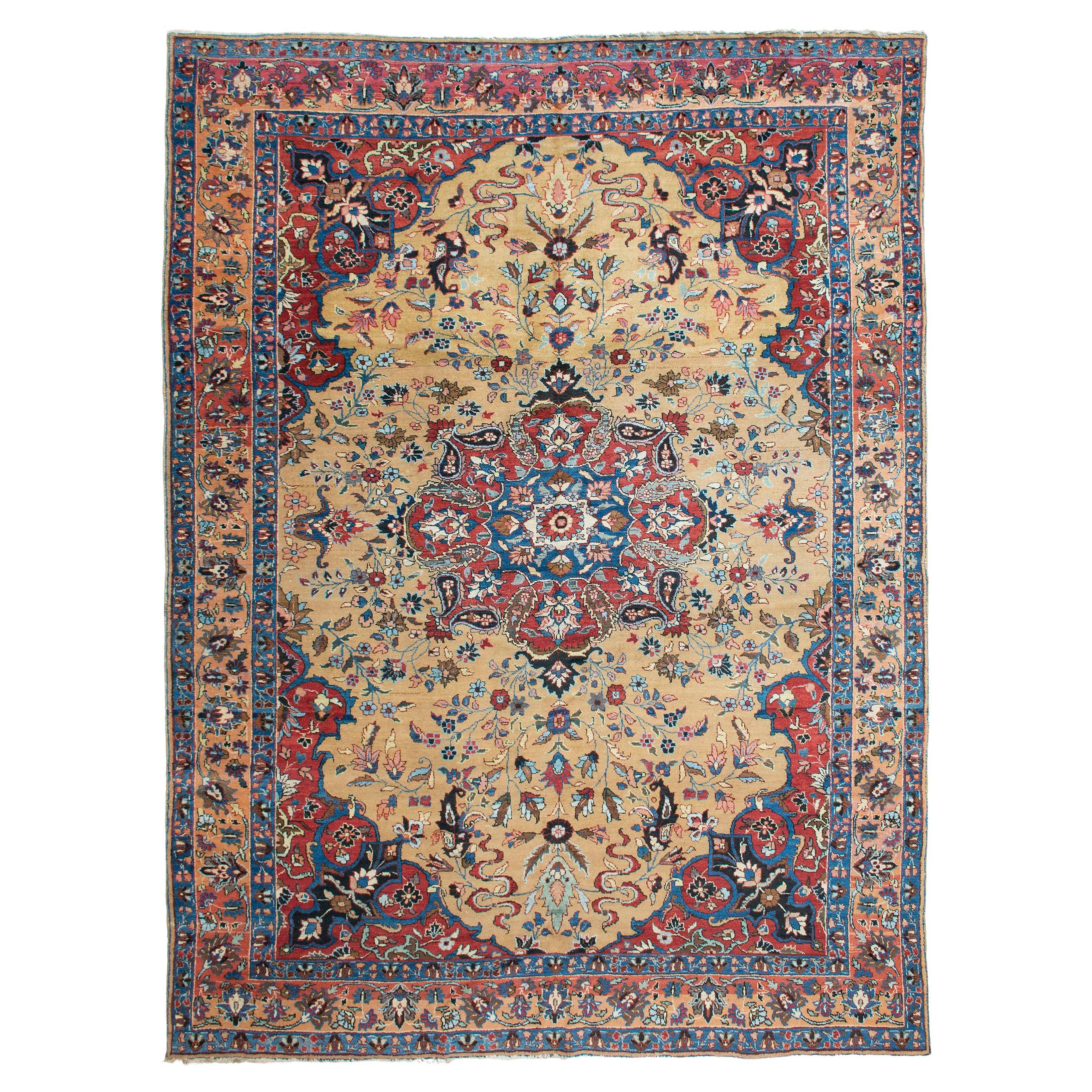 Tapis persan ancien de Tabriz
