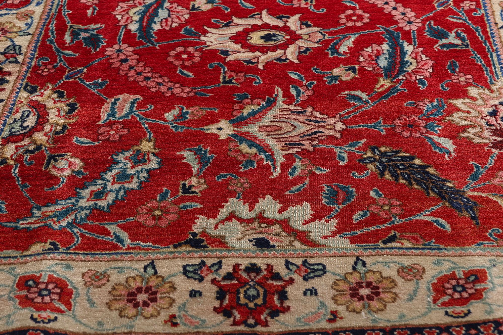 20th Century Antique Persian Tabriz Carpet with Traditional Style For Sale