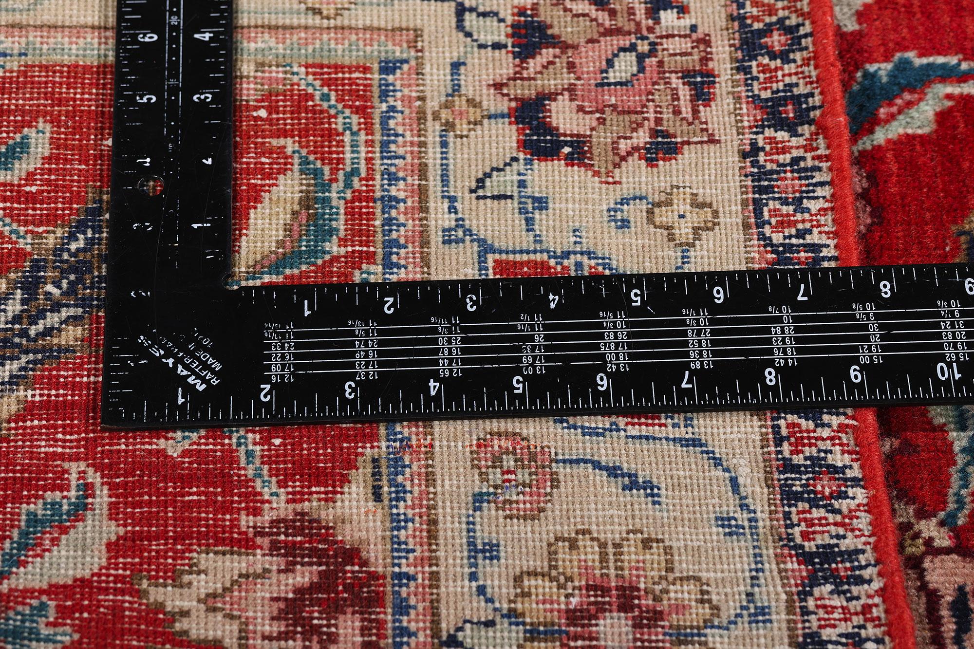 Antique Persian Tabriz Carpet with Traditional Style For Sale 1