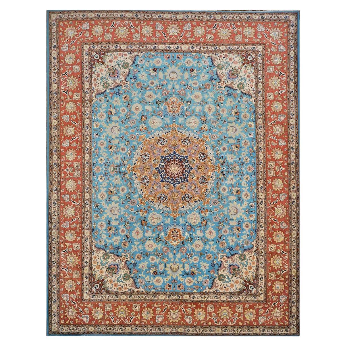 4 x 6 Silk Area Rug Rust, Kashmir Silk Rug