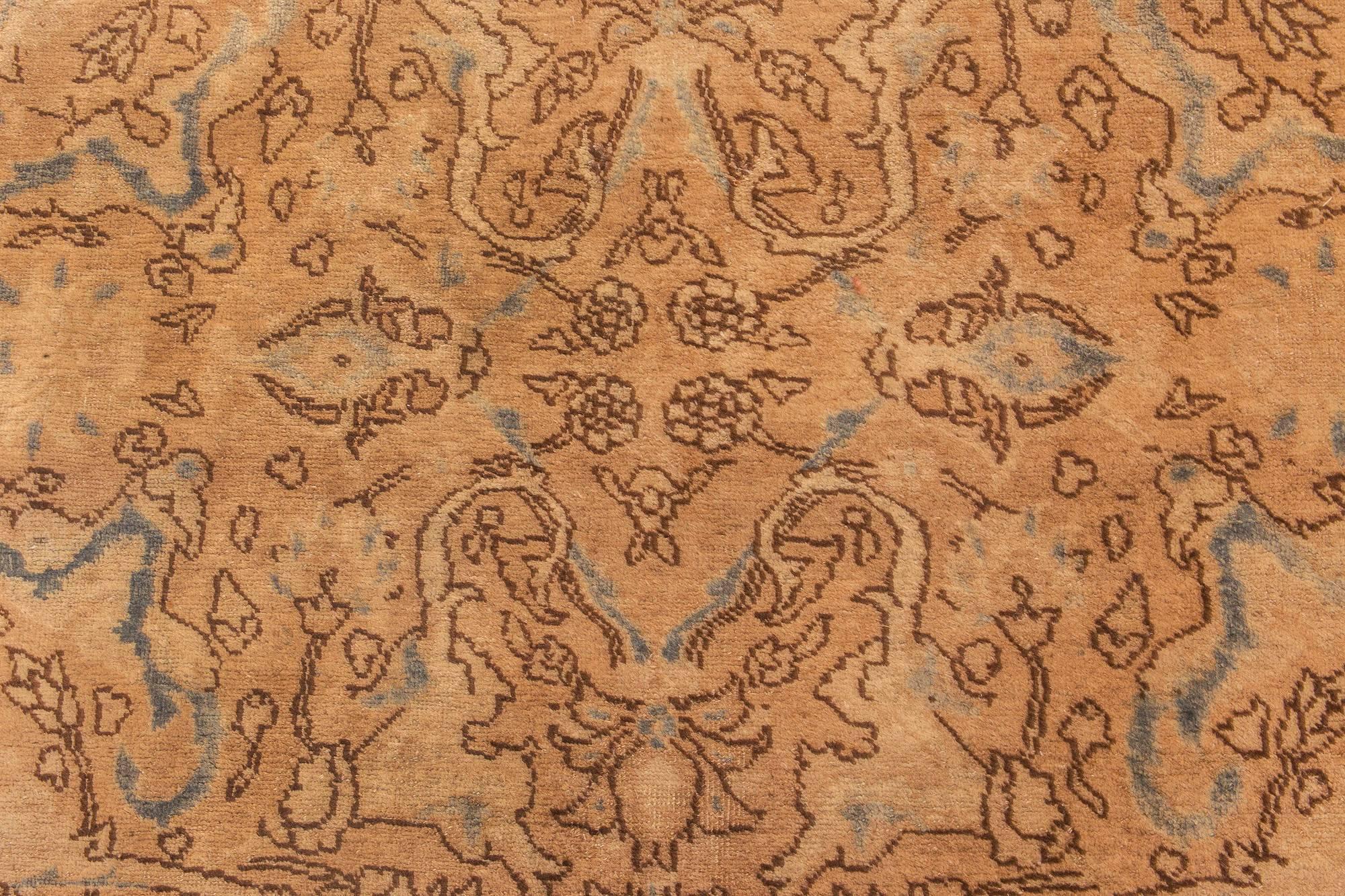 Antique Persian Tabriz floral handmade wool rug
Size: 11'5