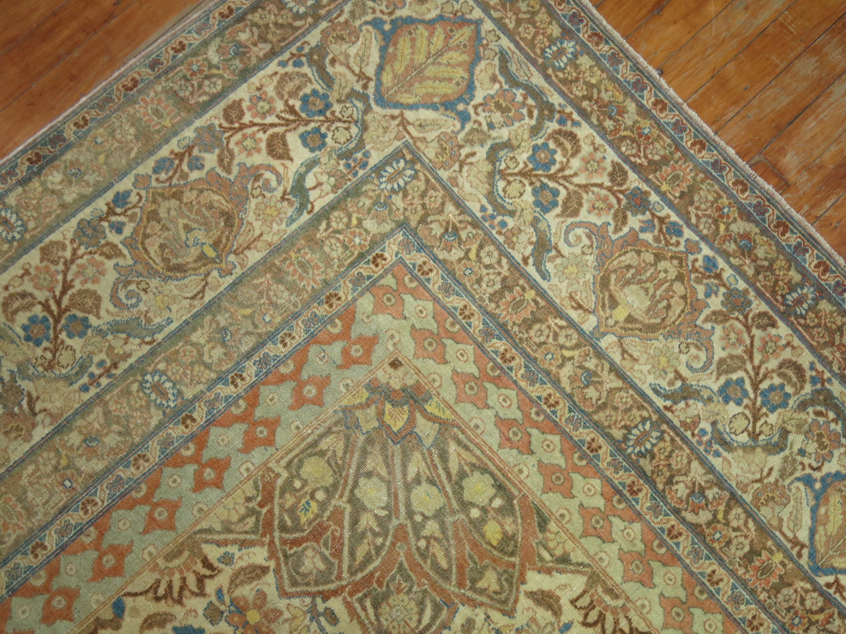 Antique Persian Tabriz For Sale 10