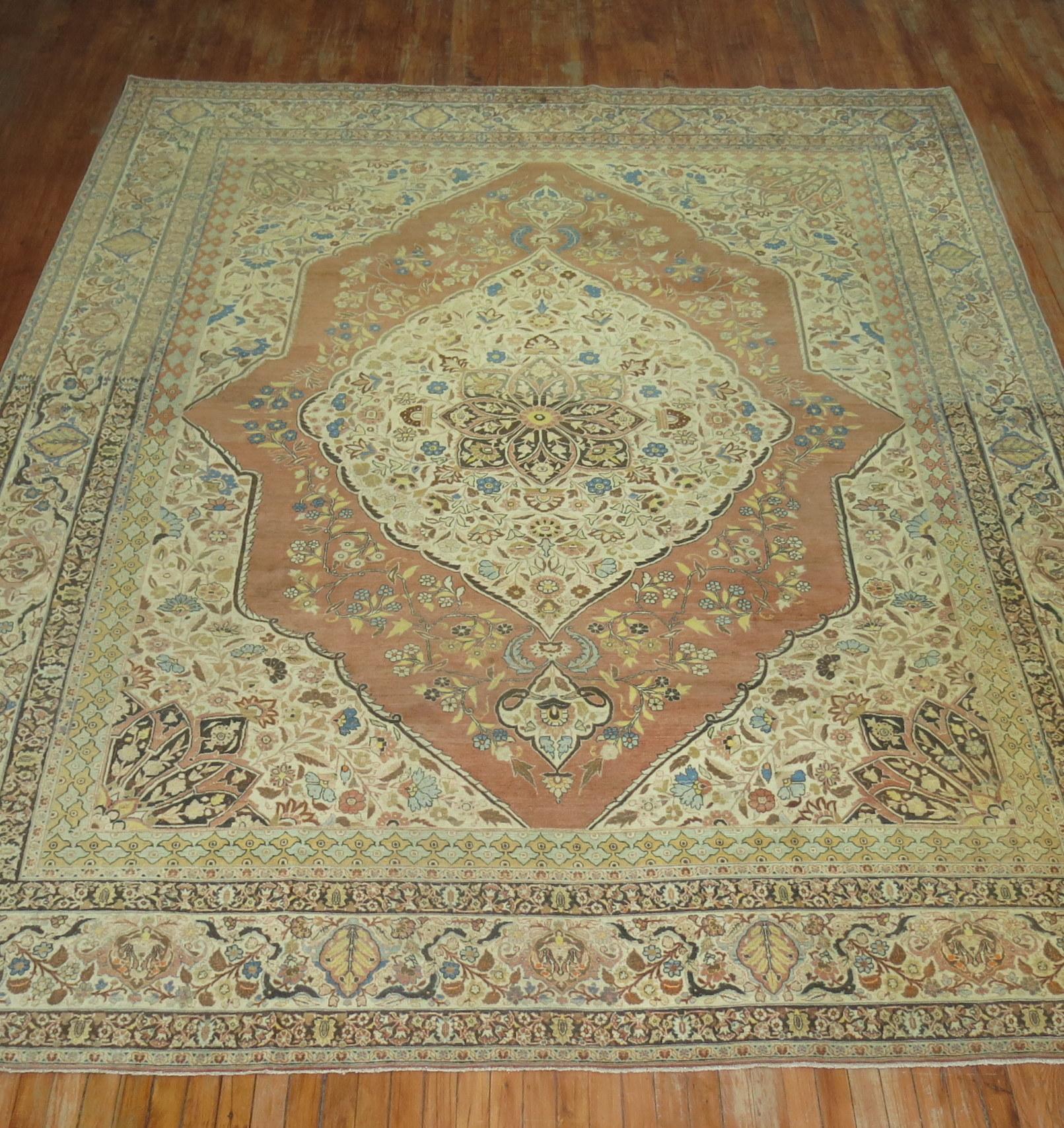 Antique Persian Tabriz For Sale 13