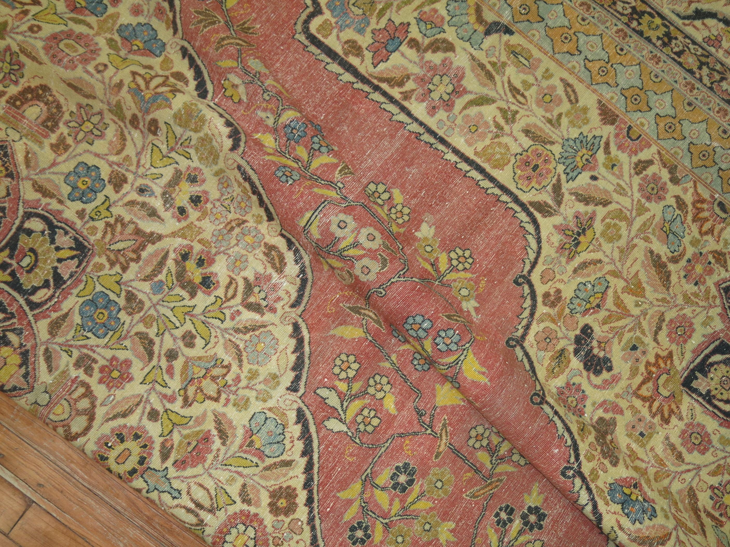 Antique Persian Tabriz For Sale 2