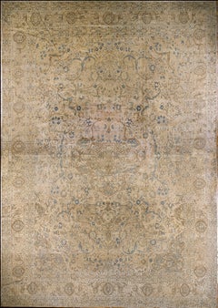 Antiker persischer Täbriz-Teppich  18'0 Zoll" x 26'0 Zoll"