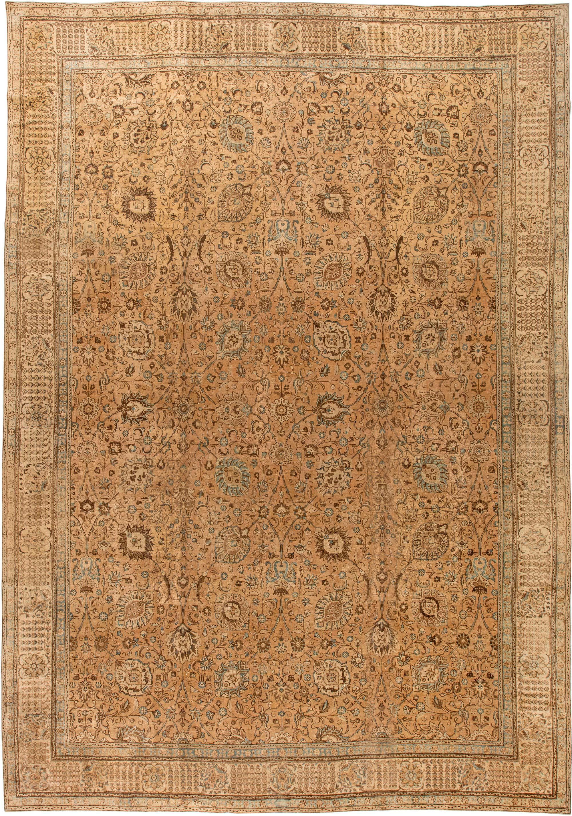 Authentic 19th Century Persian Tabriz Rug