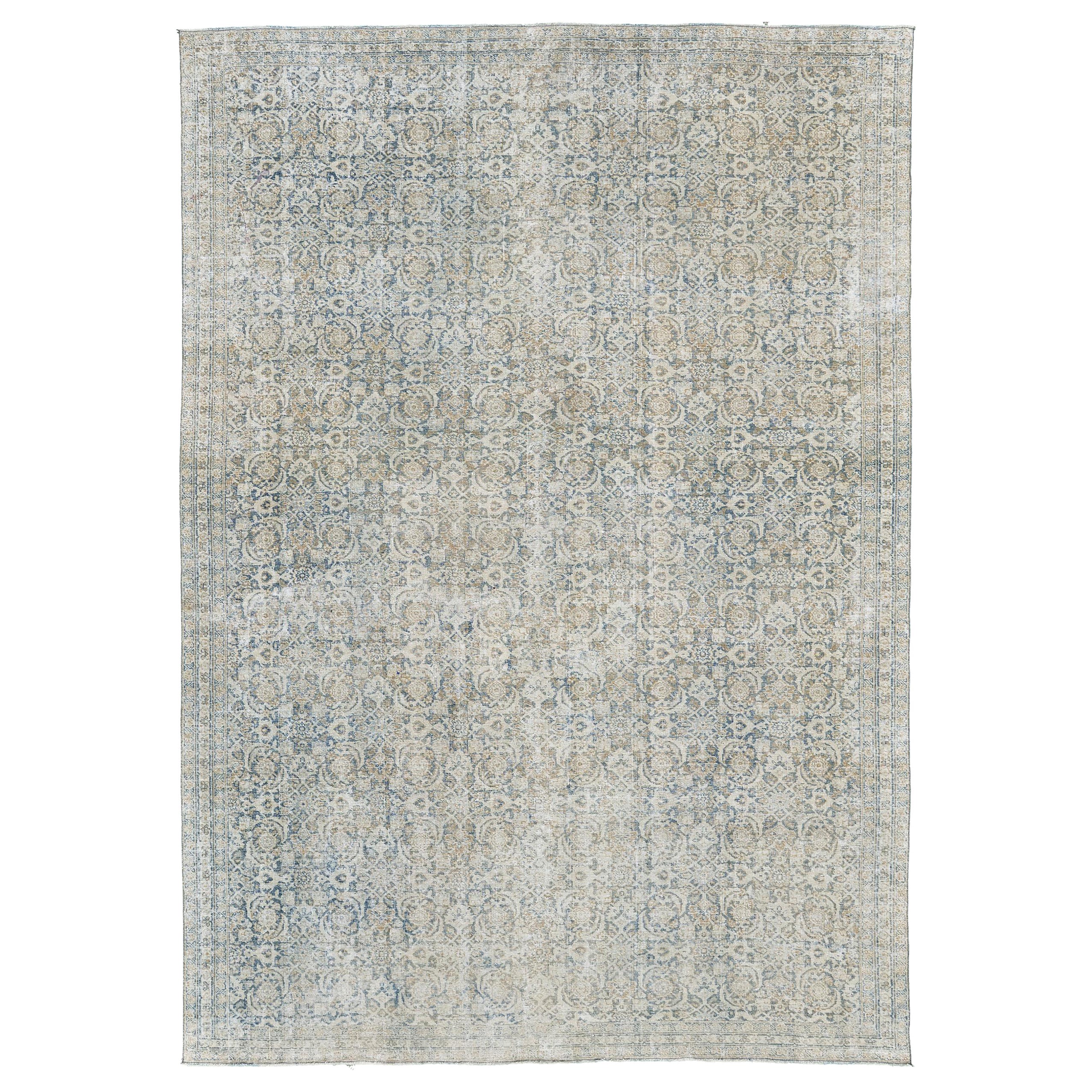 Antique Persian Tabriz from Mehraban For Sale