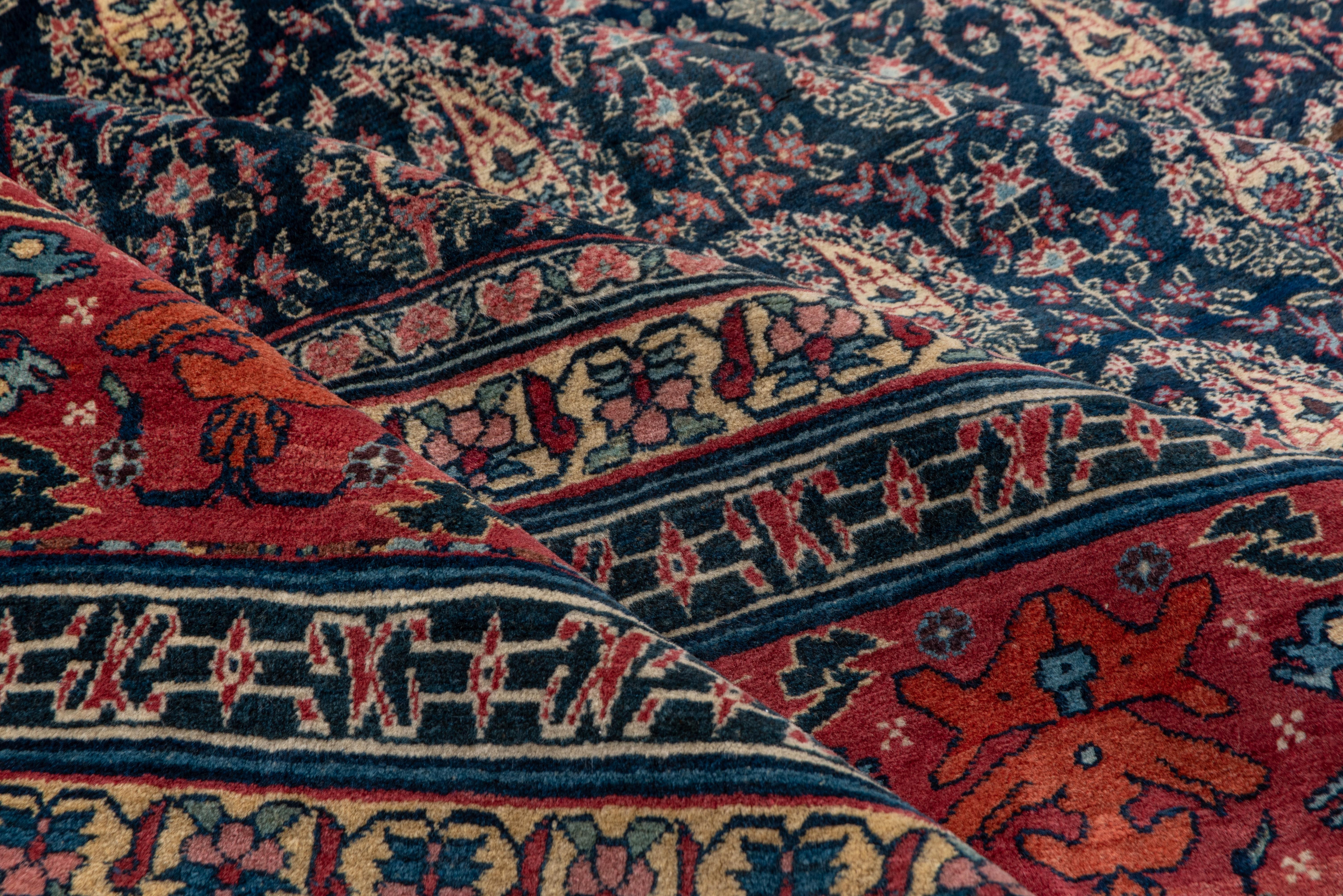 Wool Antique Persian Tabriz Gallery Carpet, circa 1910s For Sale