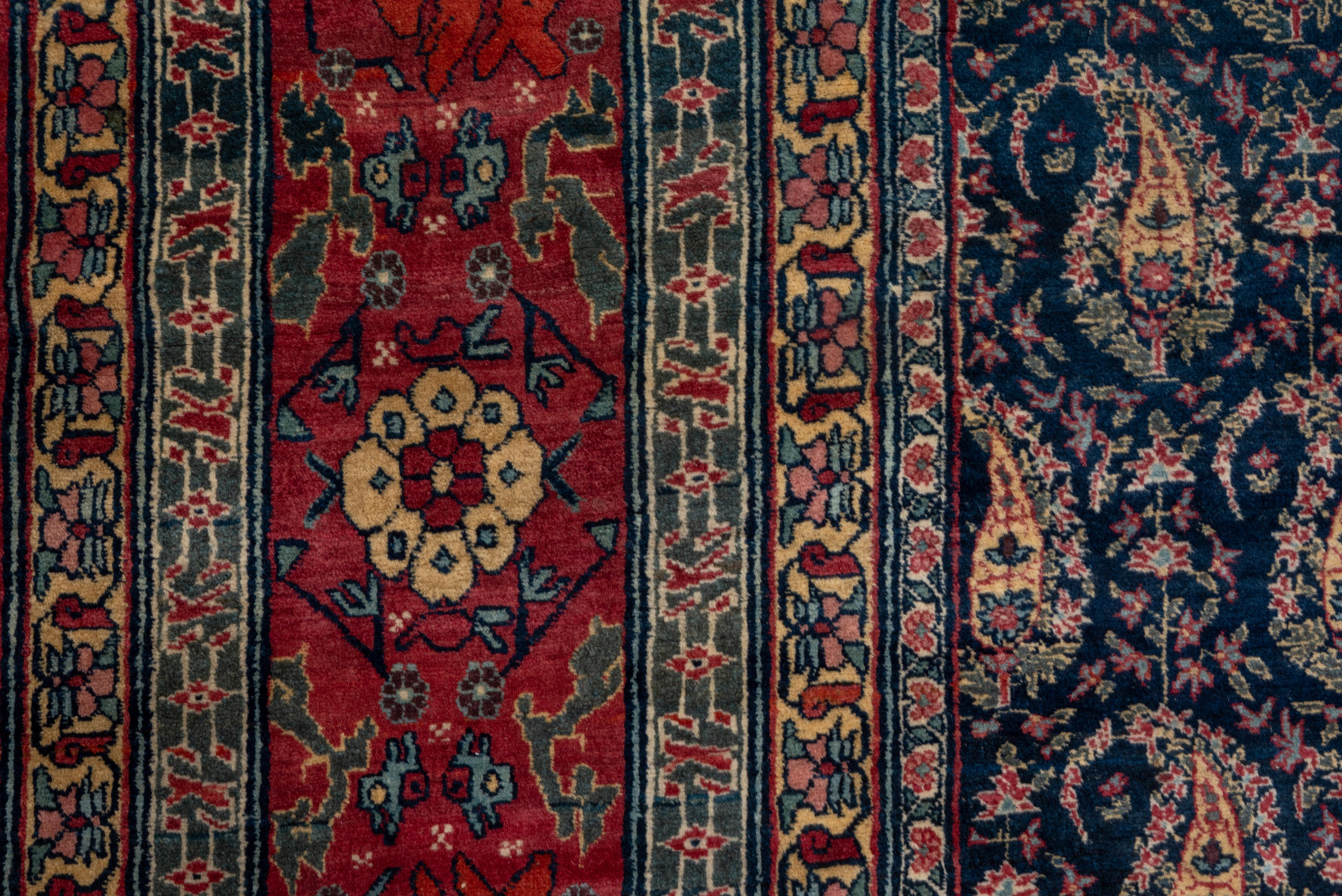 Antique Persian Tabriz Gallery Carpet, circa 1910s For Sale 1