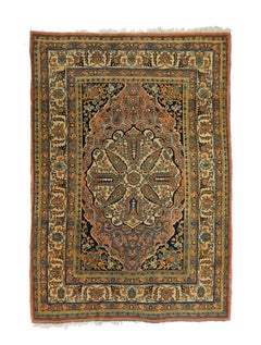 Antique Haji Jalili Tabriz Rug 4'4'' x 6'3''