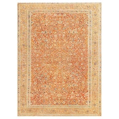 Antique Persian Tabriz Haji Jalili Carpet. Size: 9 ft 6 in x 12 ft 6 in