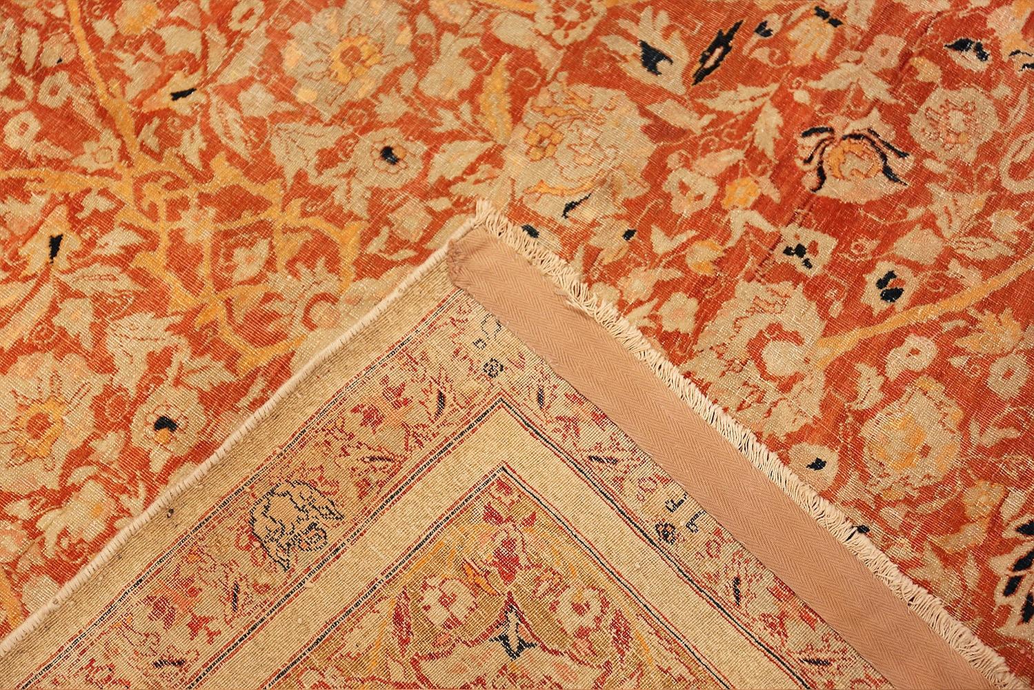 Antique Persian Tabriz Haji Jalili Carpet. Size: 9 ft 6 in x 12 ft 6 in 3