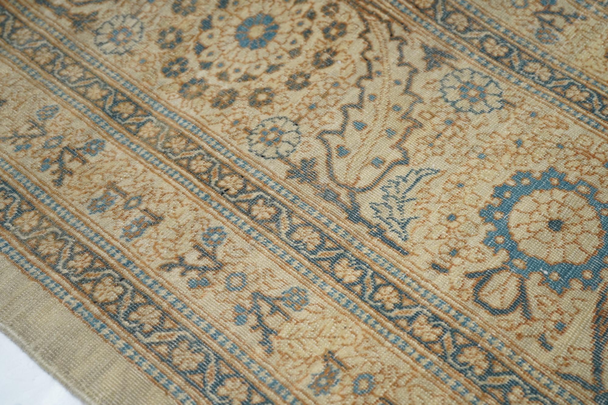 Tappeto antico Haji Jalili Tabriz 10'1'' x 12'3'' In condizioni ottime in vendita a New York, NY