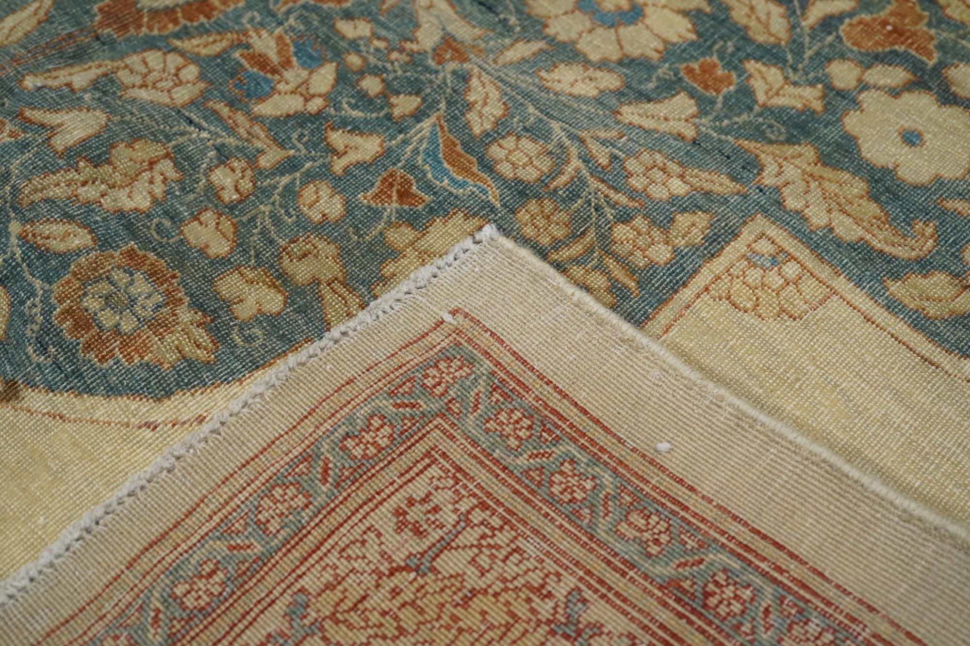 Tappeto antico Haji Jalili Tabriz 10'1'' x 12'3'' in vendita 3