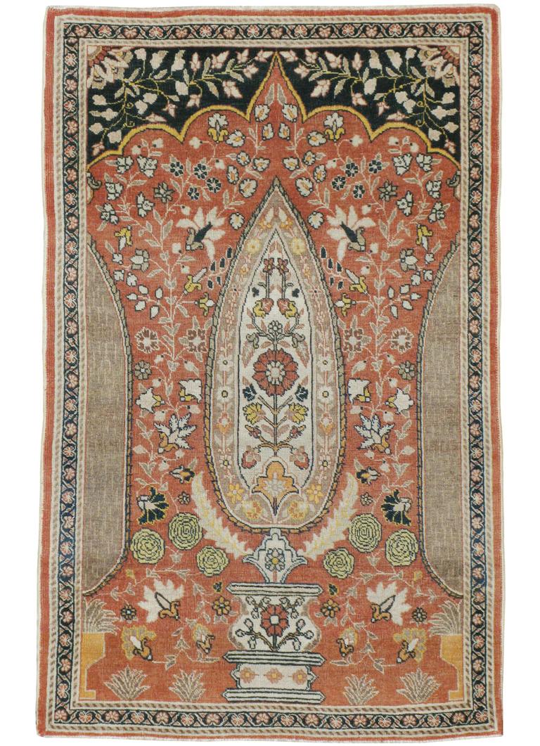 Tapis persan ancien de Tabriz Haji Jalili
