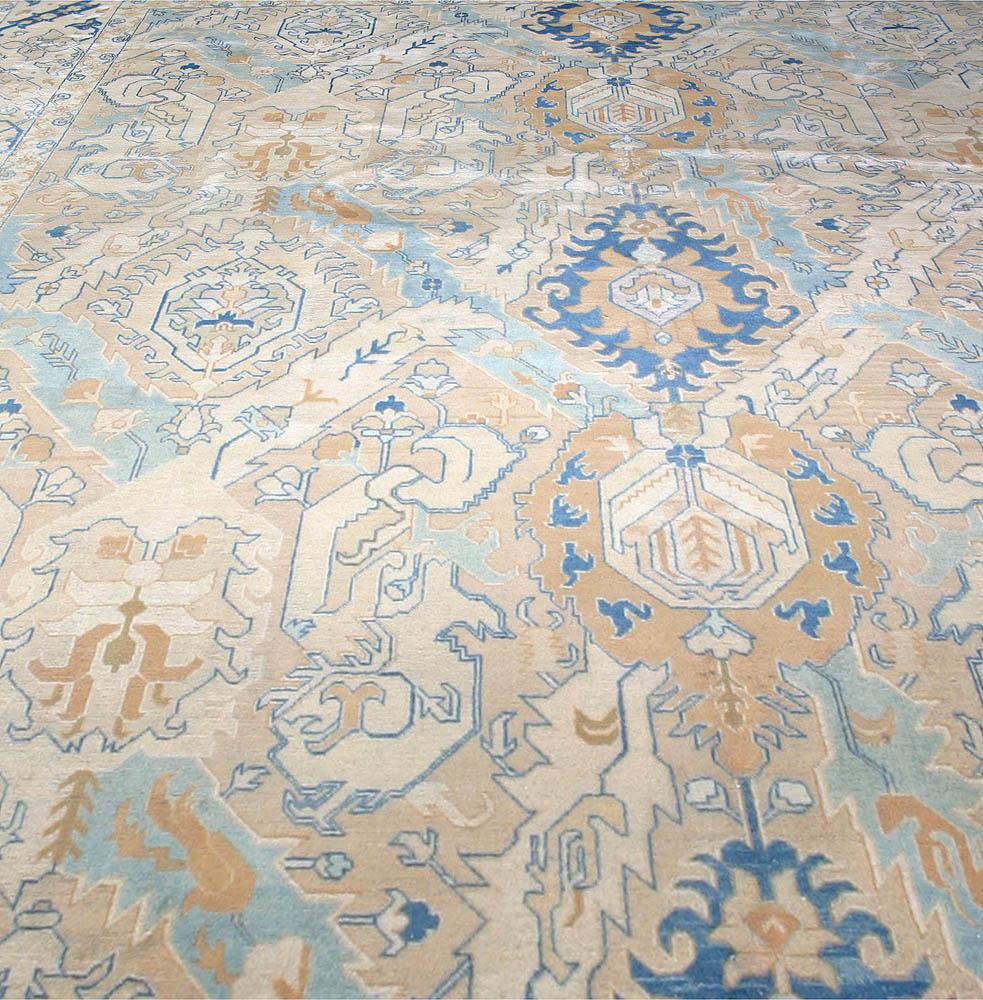 Authentic Persian Tabriz handmade wool carpet
Size: 9'9