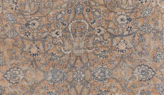 Doris Leslie Blau Antique Persian Tabriz Handmade Wool Rug