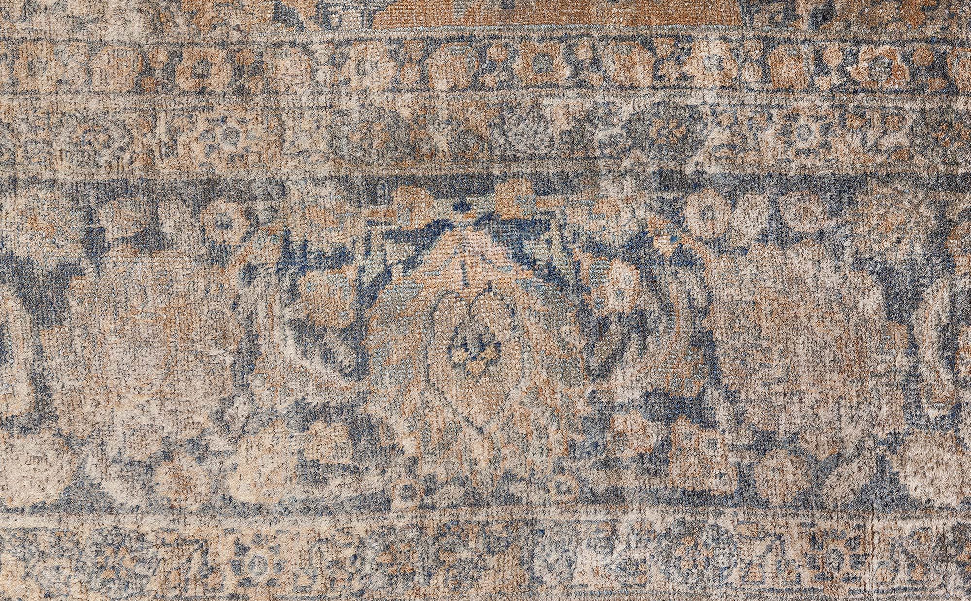 Doris Leslie Blau Antique Persian Tabriz Handmade Wool Rug For Sale 2