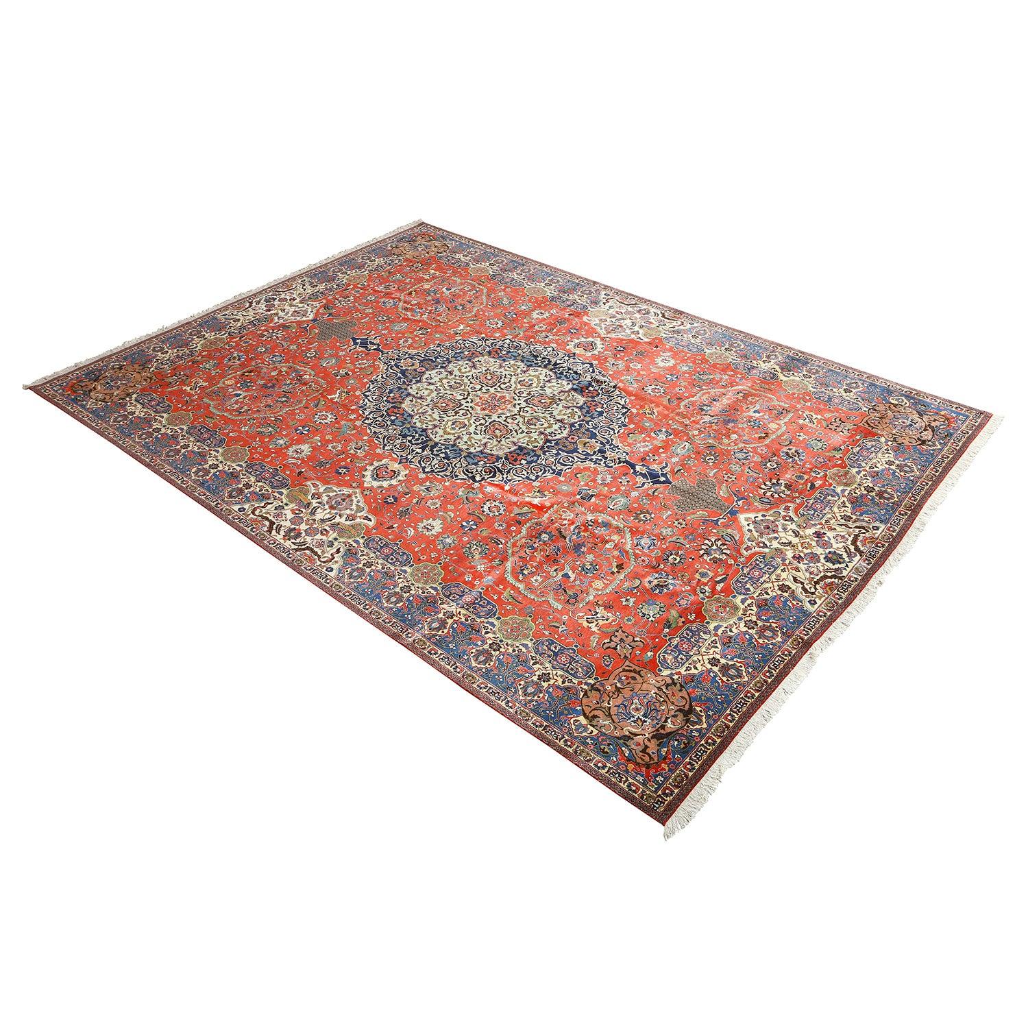 Persiano Tappeto antico persiano Tabriz Heydarzadeh - Dimensioni: 15'7 X 11'3 in vendita