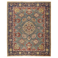 Tapis persan antique Tabriz Javan Amirkhiz - Taille : 12'1 x 9'9