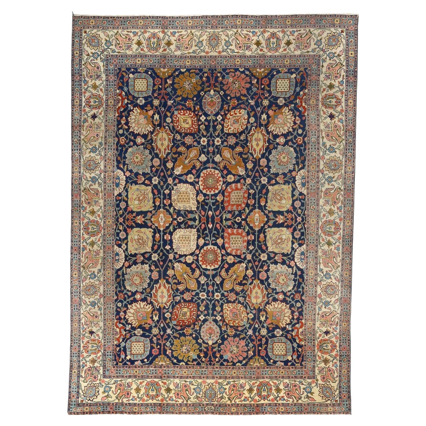 Tappeto antico persiano Tabriz Javan Amirkhiz - Dimensioni: 12'2 X 8'11 in vendita