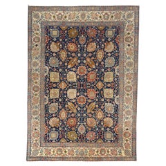 Alfombra Persa Antigua Tabriz Javan Amirkhiz - Tamaño: 12'2 X 8'11