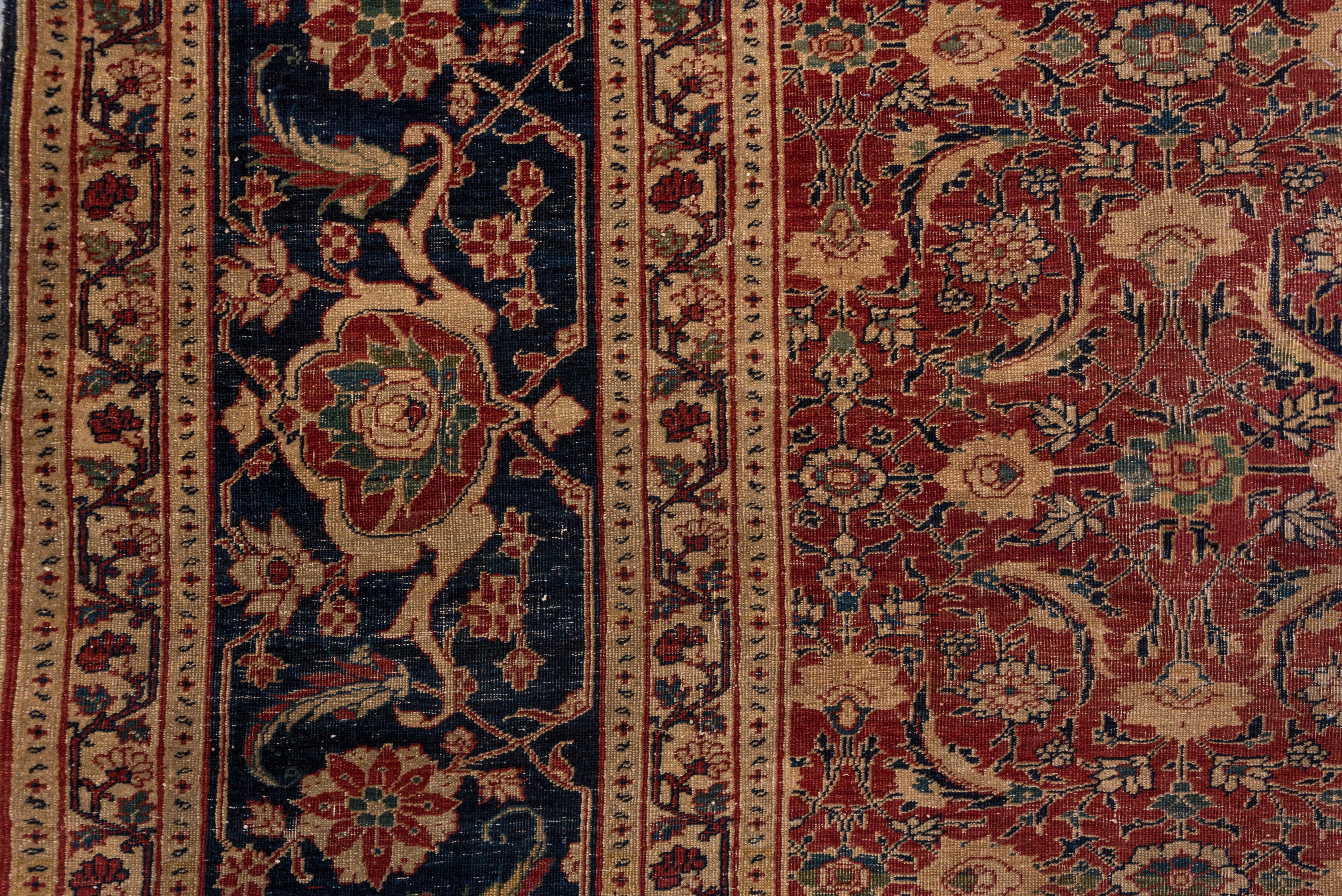 Early 20th Century Antique Persian Tabriz Mansion Carpet For Sale