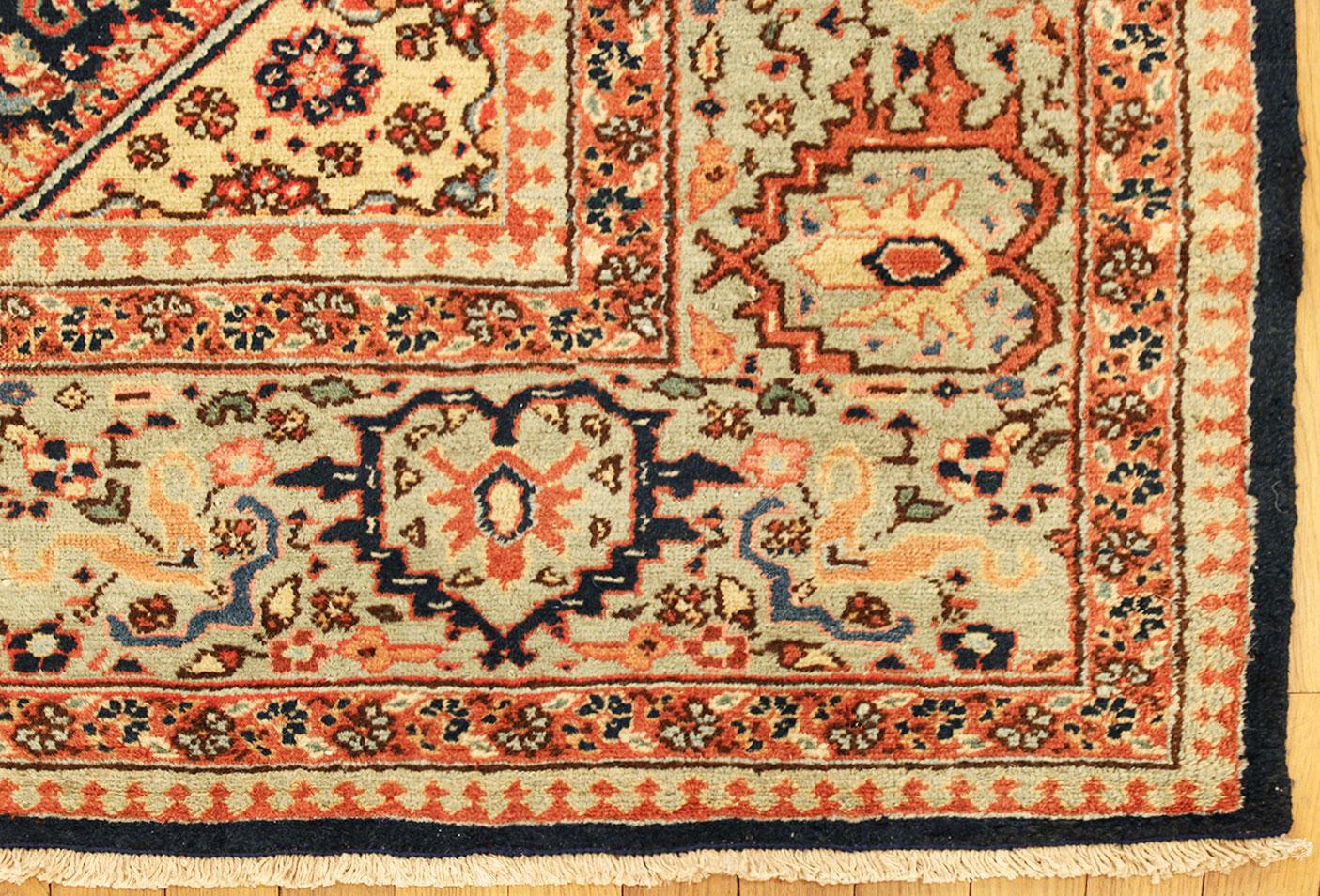 Antique Persian Tabriz Oriental Carpet in Room Size with Herati Design For Sale 4
